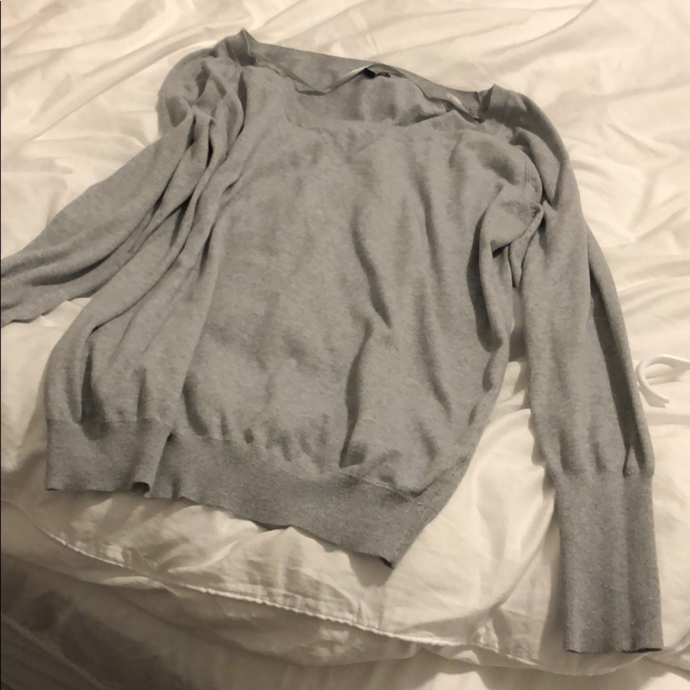 Gray sweater